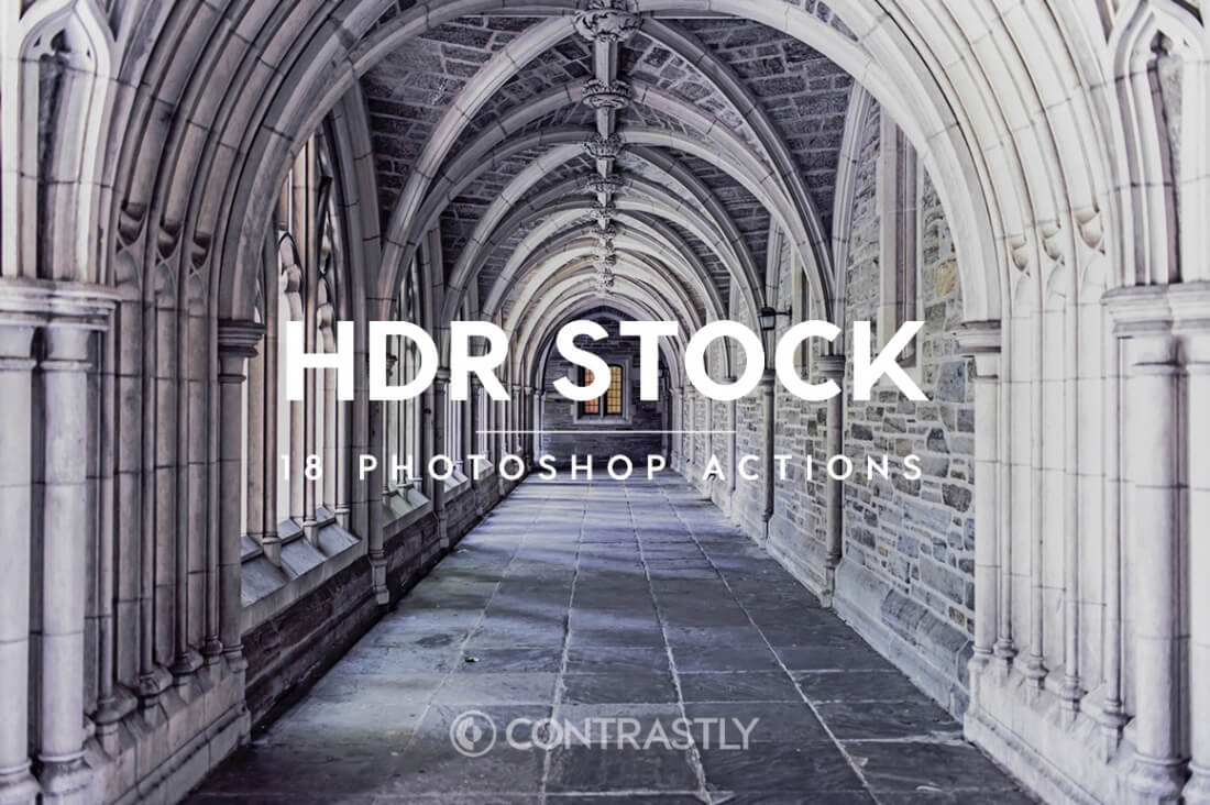 HDR Stock Photoshop Action Bundle Contrastly