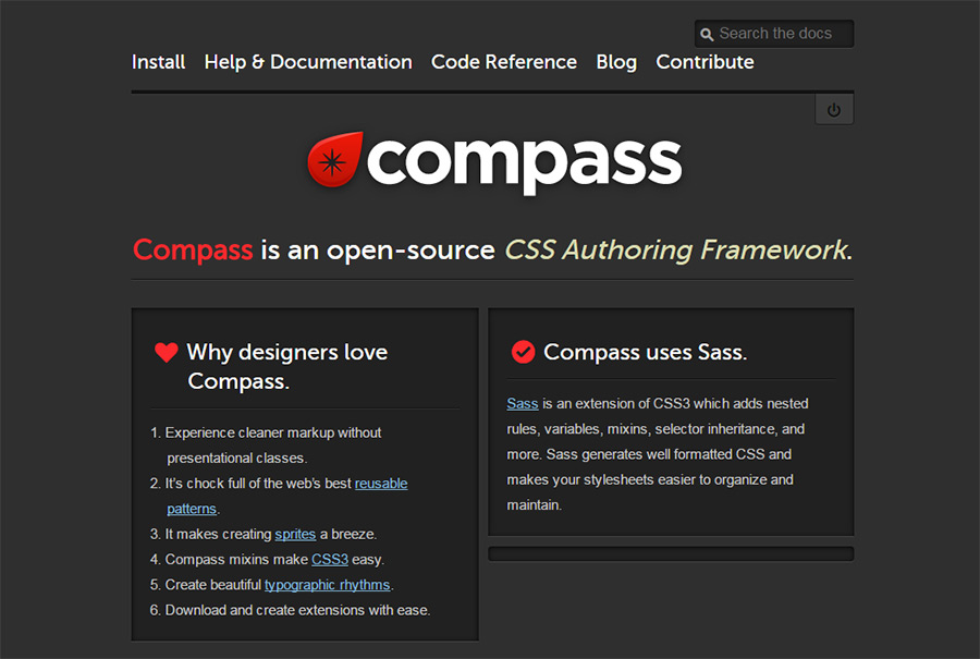 compass scss app