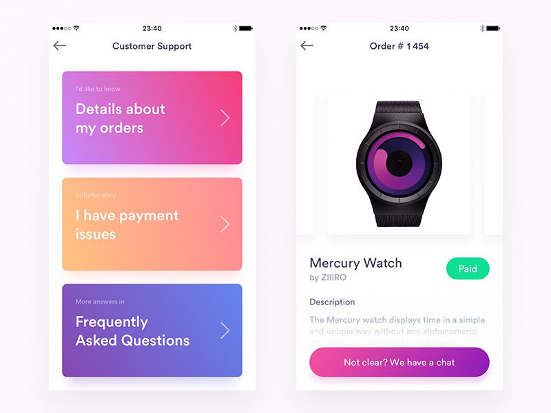 eCommerce Mobile App Design Trends Customer Support