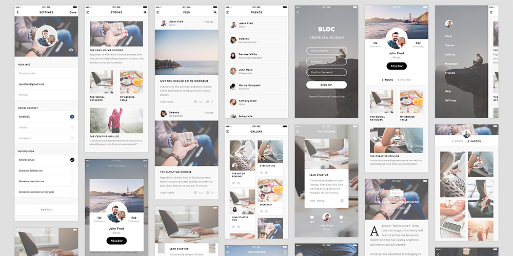 10 Free Mobile Ui Kits For Sketch 1stwebdesigner