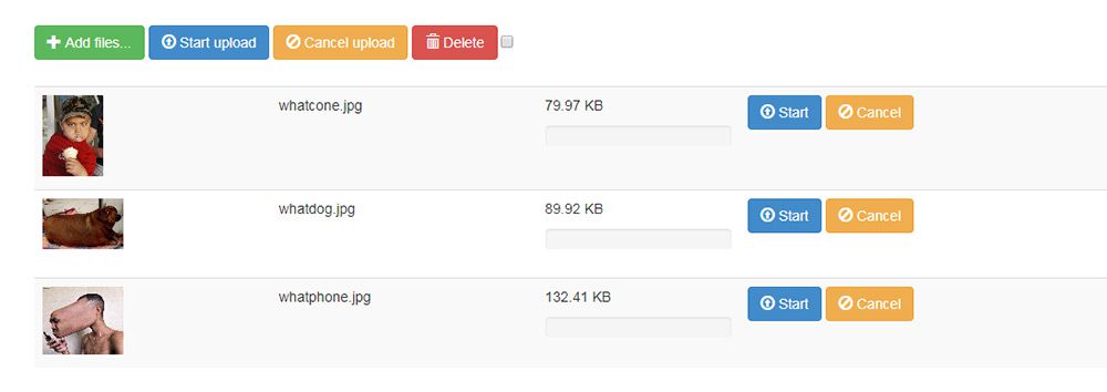 jquery file upload plugin