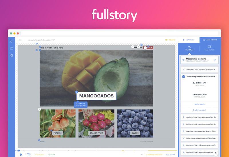 FullStory - More Complete than User Testing