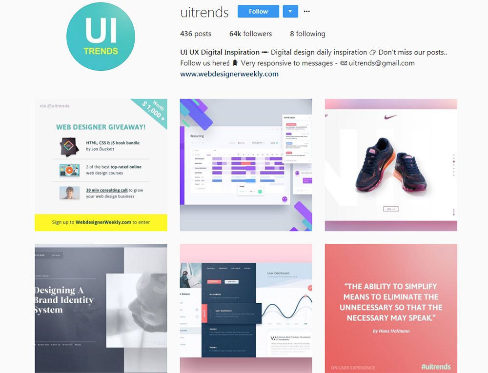 uitrends instagram - browse instagram pages by followers