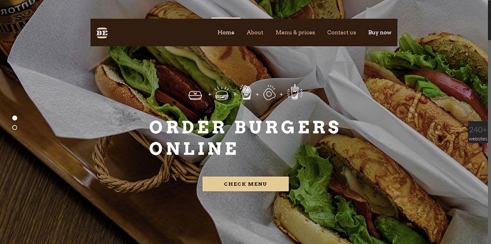 For clients working in the catering industry: Be Burger