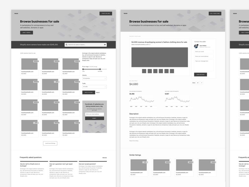 10 Beautiful Examples of Wireframes in Web Design - Updates By Chrissy