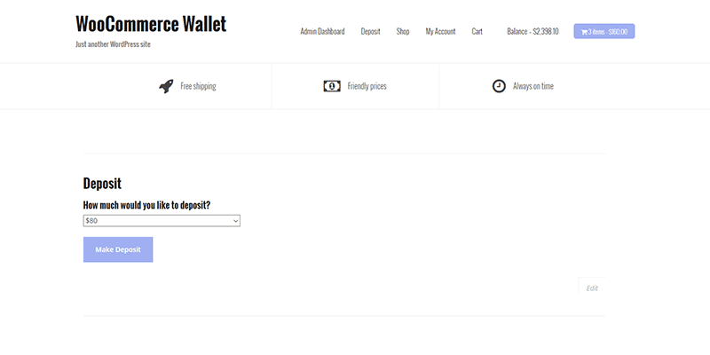 WooCommerce Wallet