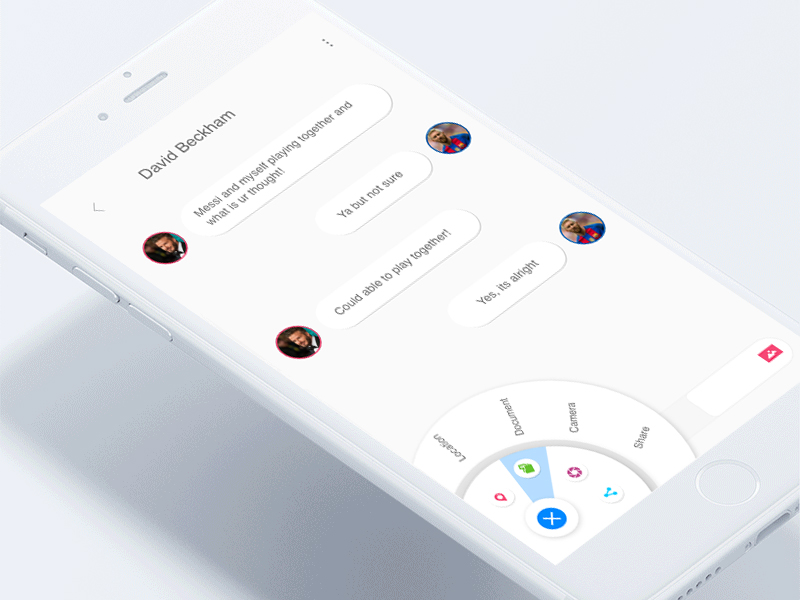 Chat Interaction Motion Design in Mobile Design