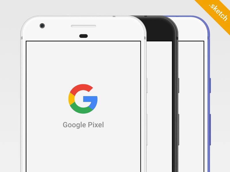 Google Pixel Mockup Template