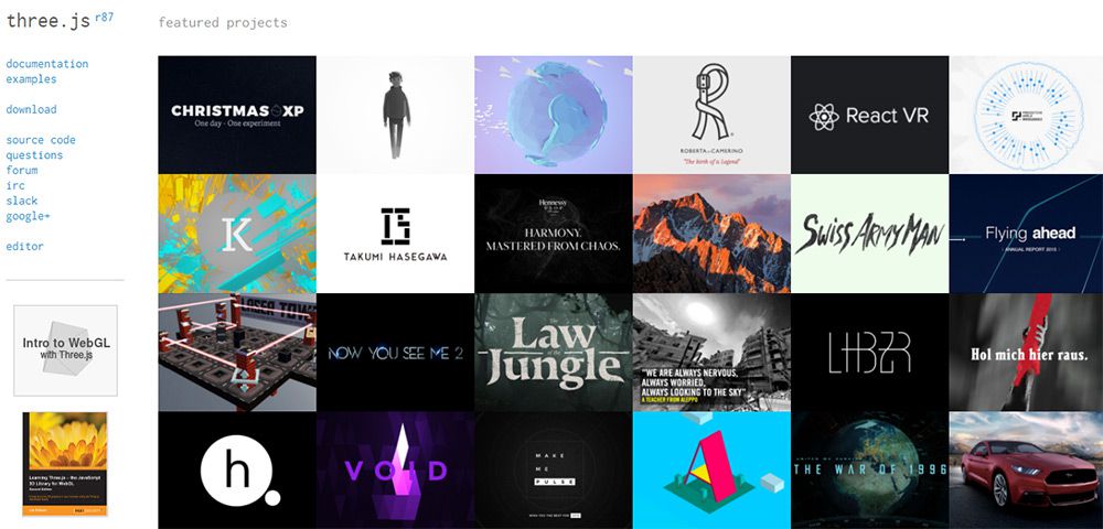 The Top 3d Javascript Libraries For Web Designers Website Design In