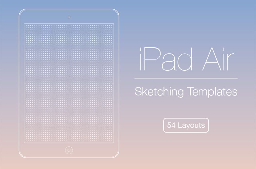 ipad air print template