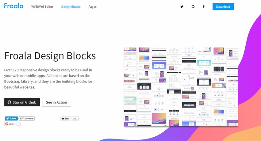 blocks bootstrap builder