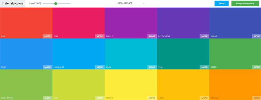 materila color ui
