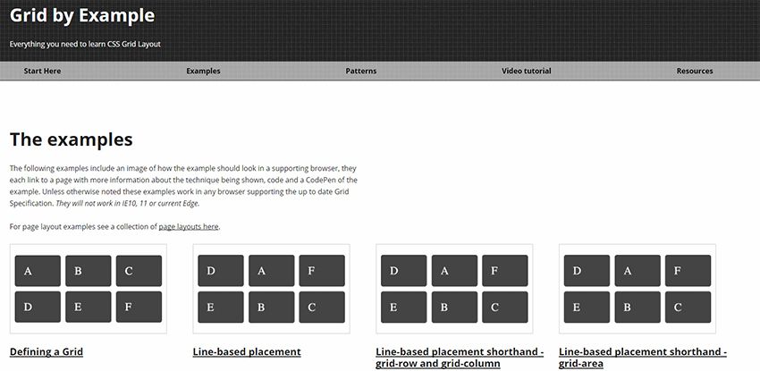 grid by example webapp