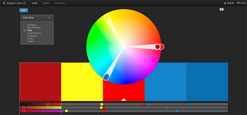 adobe color cc webapp