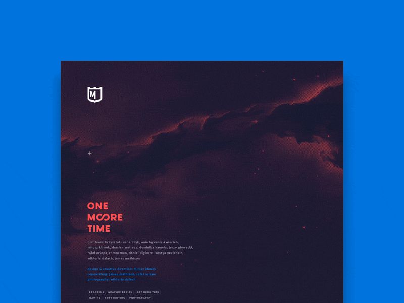 One More Time Branding Presentation Design inspiration