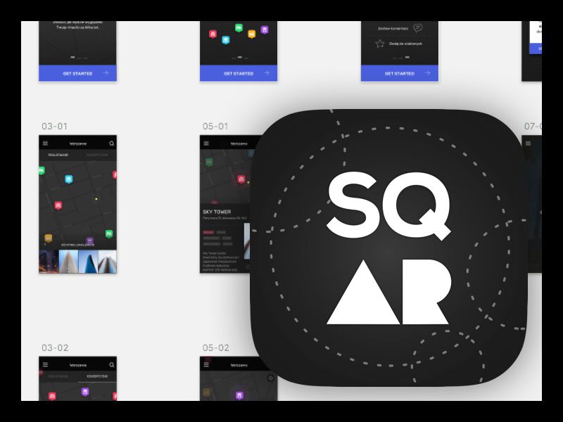 sqAR iOS 11 App Icons inspiration