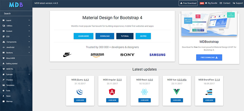 MD Bootstrap