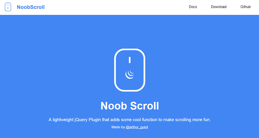 NoobScroll plugin