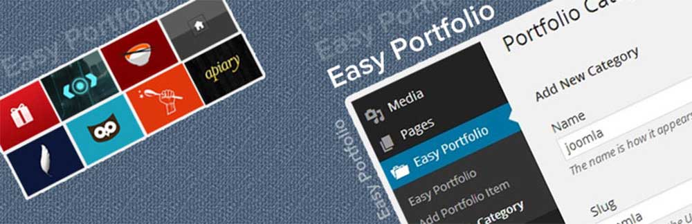 Easy portfolio plugin