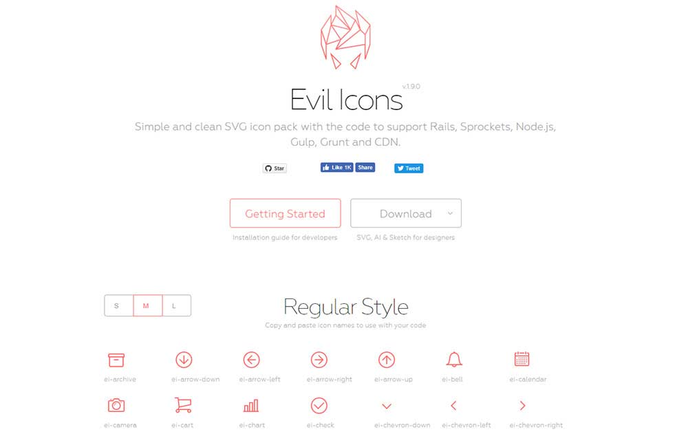 Evil Icons pack