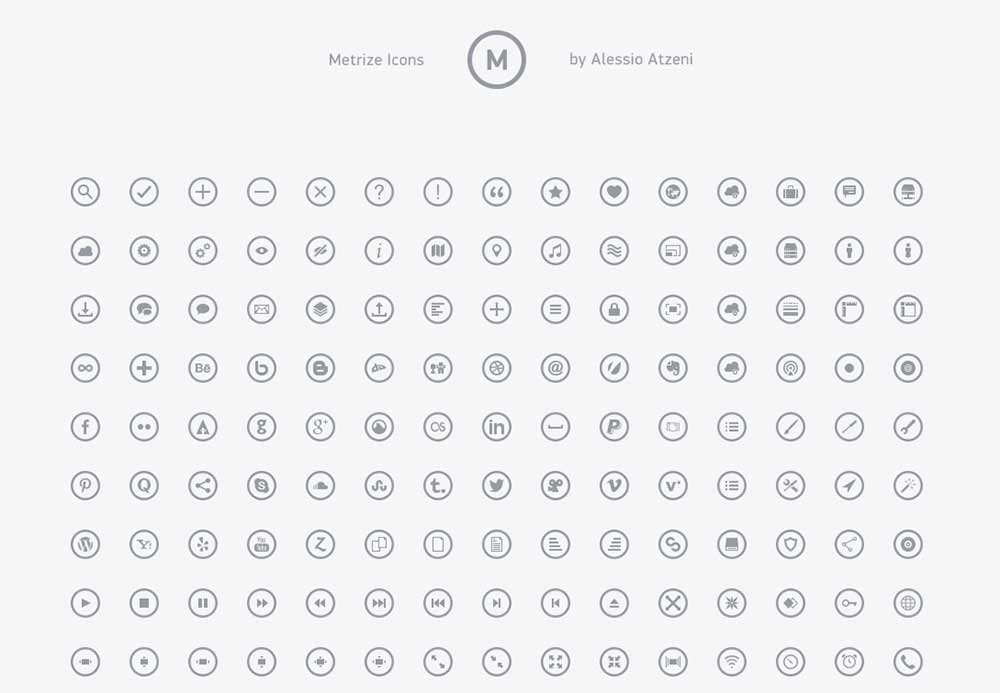 Metrize iconset