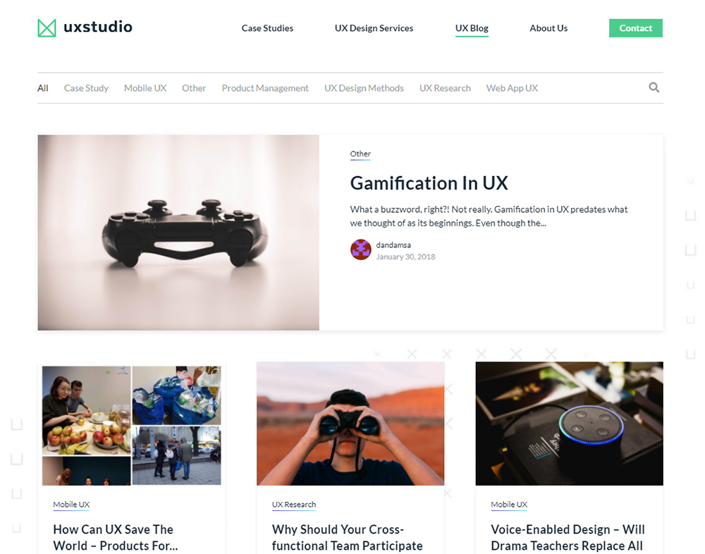 uxstudio blog