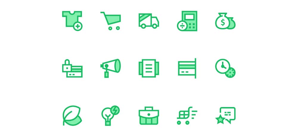Simple Green Iconset