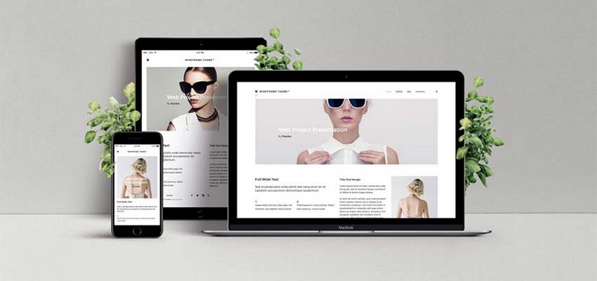 Responsive Web Design Showcase Mockup