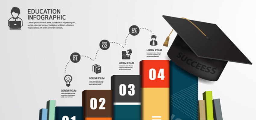 Educational Learning Infographic Vector