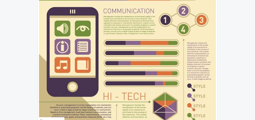 Communications Illustrator Infographic