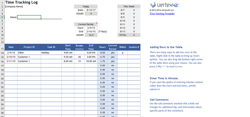 excel design templates