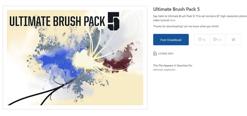 Ultimate paint set brush download photoshop