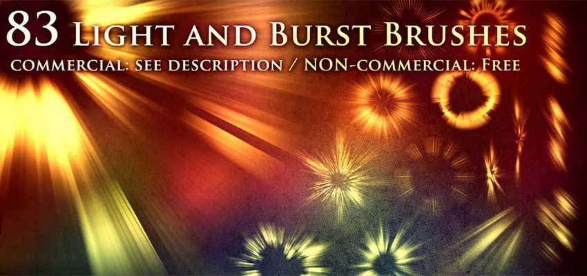 83 Light and Burst Brushes