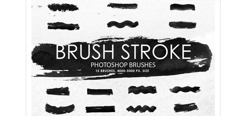 Free Brush Stroke Photoshop Brushes