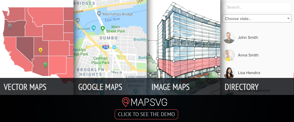 MapSVG WordPress Plugins 2018