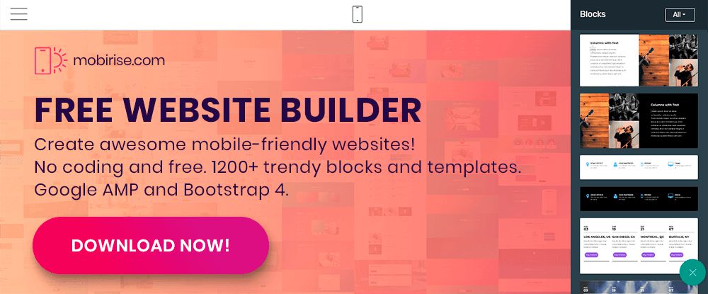 Mobirise Website Builder