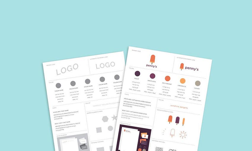 Freebie: Brand Style Guide Template