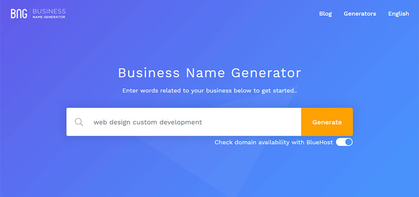 Name Generator Business Ai