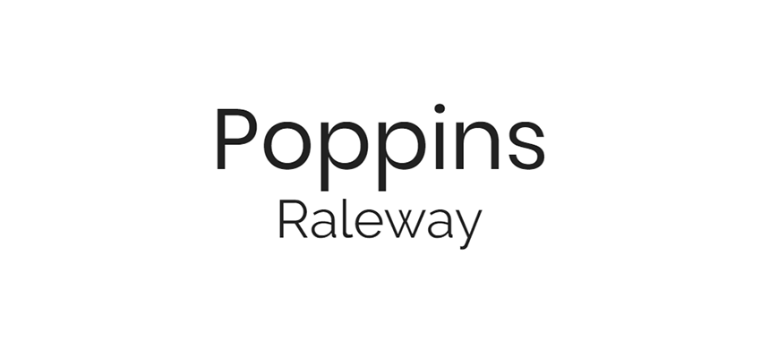 Poppins and Raleway