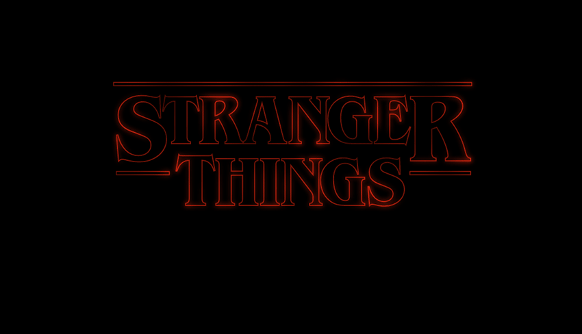 Stranger Things Logo in SVG