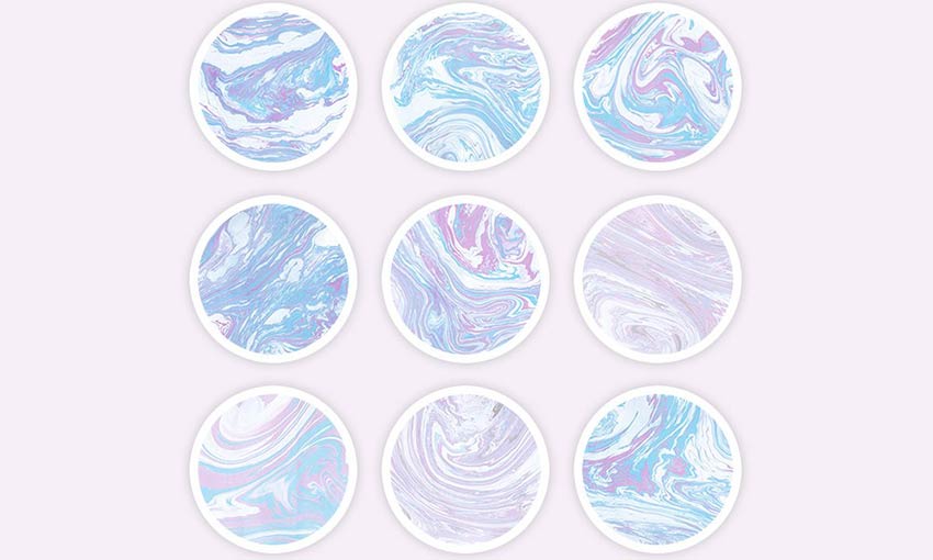 Example of 10 Marble Paper Textures by Ari Bintara