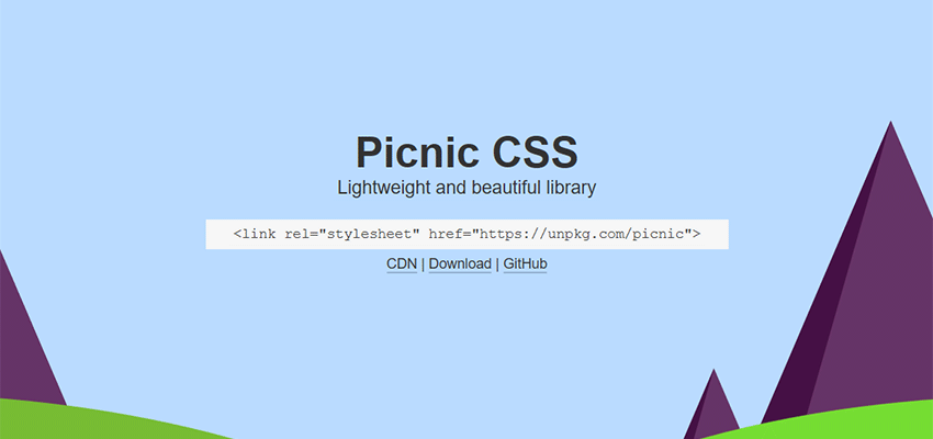 Picnic CSS