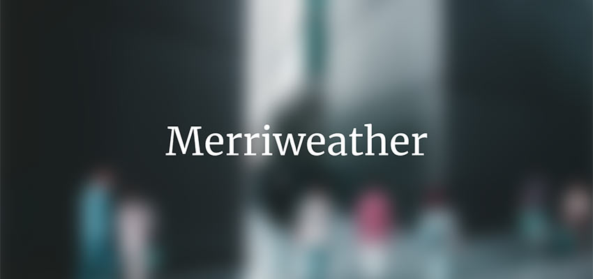 Example of Merriweather