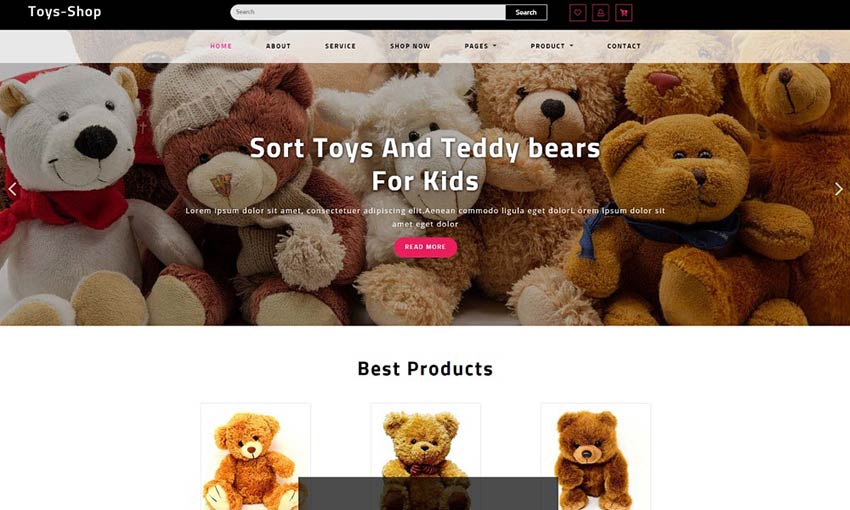 Example of Toys Shop