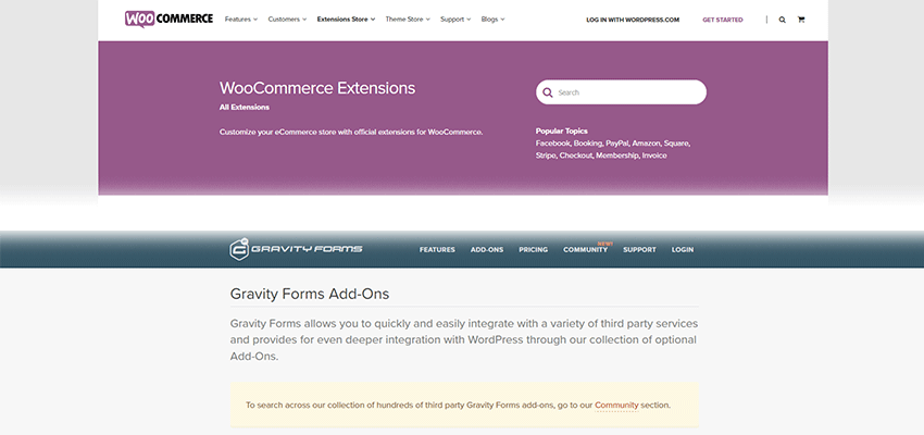 WooCommerce and Gravity Forms
