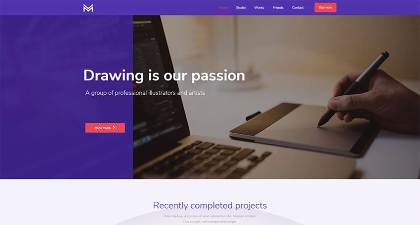 BeDrawing WordPress Theme