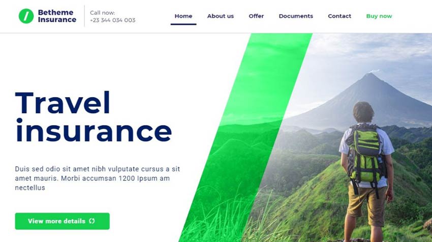 BeInsurance WordPress Theme