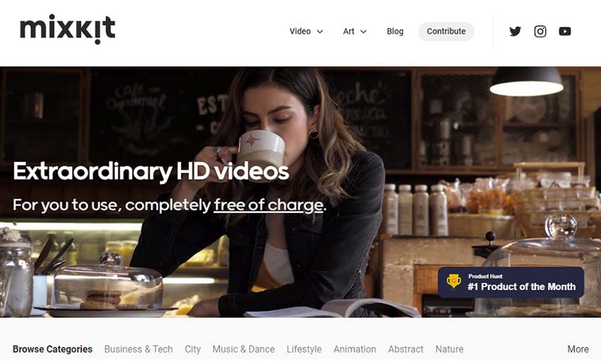 Mixkit - free stock videos