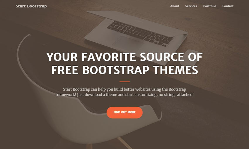 Free Bootstrap Website Templates Worth Checking Out Website Design in