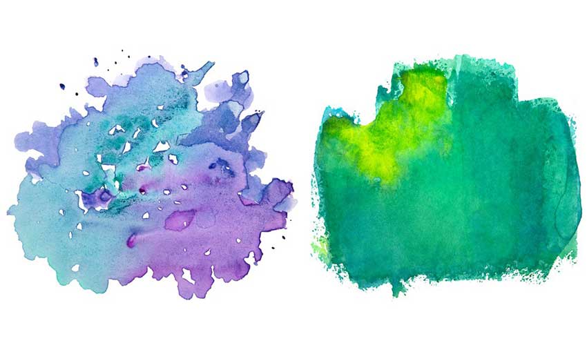 Example of 6 Watercolor Textures Vol.2